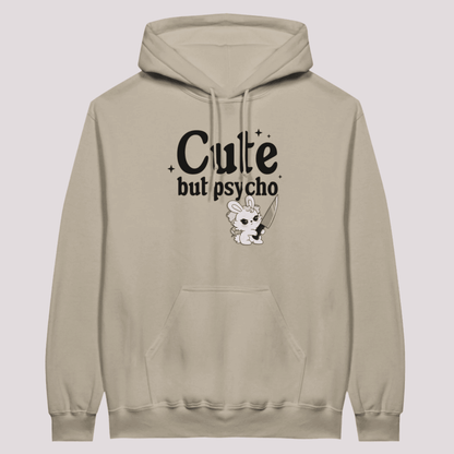 Cute but psycho Hoodie - Rebel Dollz